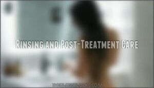 rinsing and post-treatment care