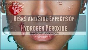 risks and side effects of hydrogen peroxide