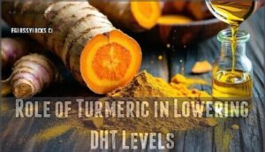 role of turmeric in lowering dht levels