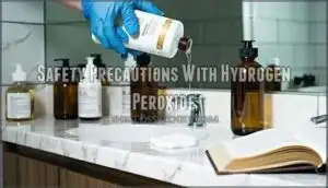 safety precautions with hydrogen peroxide