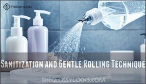 sanitization and gentle rolling technique sanitization and gentle rolling technique