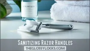 sanitizing razor handles