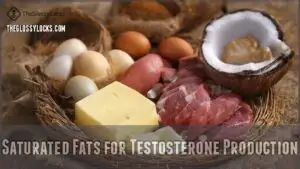 saturated fats for testosterone production