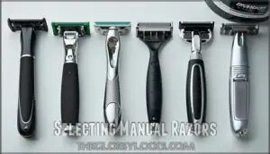 selecting manual razors