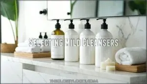 selecting mild cleansers