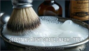selecting right shave cream type