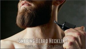 shaping beard neckline