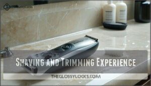 shaving and trimming experience