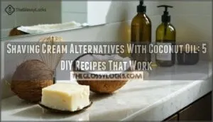 shaving cream alternatives with coconut oil