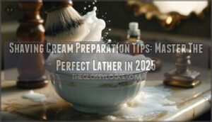 shaving cream preparation tips