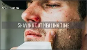 shaving cut healing time