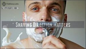 shaving direction matters