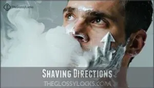 shaving directions