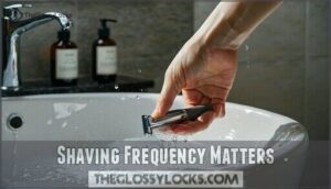 shaving frequency matters shaving frequency matters