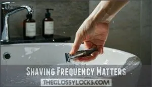 shaving frequency matters