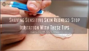 shaving sensitive skin redness