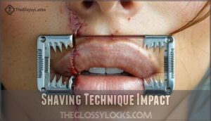 shaving technique impact