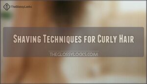 shaving techniques for curly hair