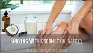 shaving with coconut oil safety