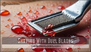 shaving with dull blades shaving with dull blades