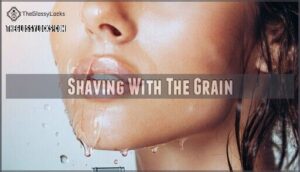 shaving with the grain shaving with the grain