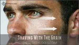 shaving with the grain