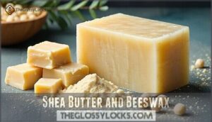shea butter and beeswax