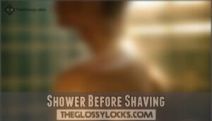 shower before shaving
