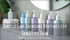simplifying skincare routines for sensitive skin