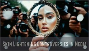 skin lightening controversies in media