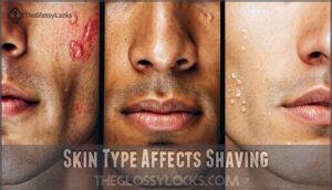 skin type affects shaving