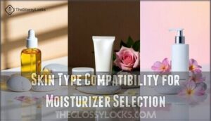 skin type compatibility for moisturizer selection