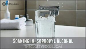 soaking in isopropyl alcohol soaking in isopropyl alcohol