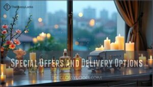 special offers and delivery options