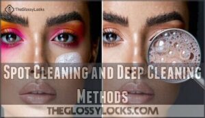 spot cleaning and deep cleaning methods