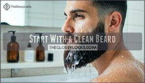 start with a clean beard