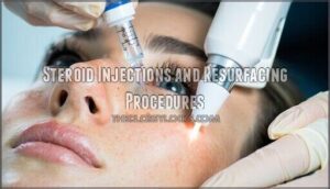 steroid injections and resurfacing procedures