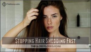 stopping hair shedding fast