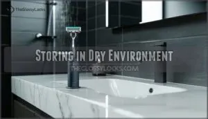 storing in dry environment