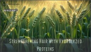 strengthening hair with hydrolyzed proteins