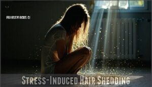 stress-induced hair shedding