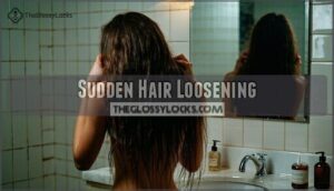 sudden hair loosening