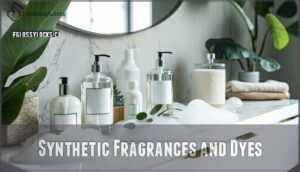synthetic fragrances and dyes