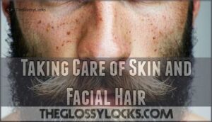 taking care of skin and facial hair