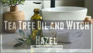tea tree oil and witch hazel