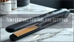temperature control and settings temperature control and settings