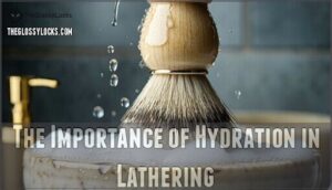 the importance of hydration in lathering