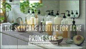 the skincare routine for acne prone skin