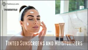 tinted sunscreens and moisturizers