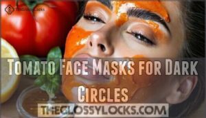 tomato face masks for dark circles